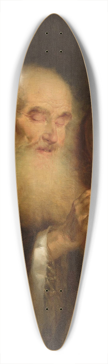 Rafa Hadziewicz - Isaacs blessing 39.3 inch art pintail longboard deck