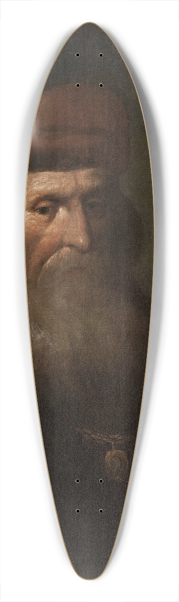 Rafa Hadziewicz - Portrait of Mr. widziski 39.3 inch art pintail longboard deck