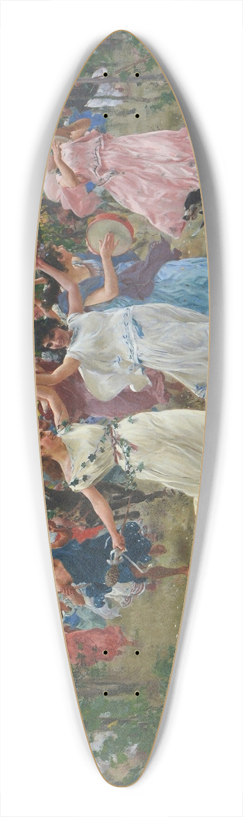 Raffaello Sorbi - Bacchanal 39.3 inch art pintail longboard deck
