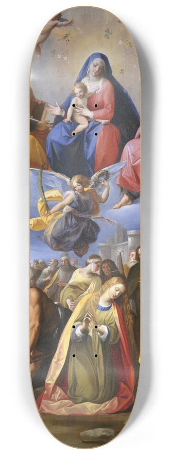 Giuseppe Cesari - Martyrdom of Saint Margaret 8.25 inch art skate deck