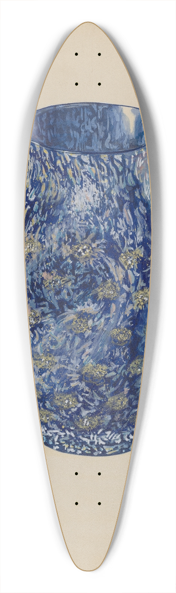 Ralph Atkinson - Pinch Vase 39.3 inch art pintail longboard deck