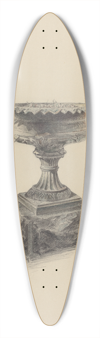 Ralph Atkinson - Urn for Flowers 39.3 inch art pintail longboard deck