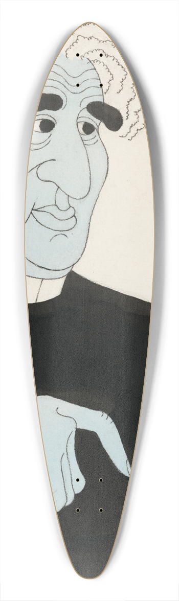 Ralph Barton - David Belasco 39.3 inch art pintail longboard deck