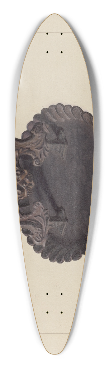 Ralph Morton - Foot Scraper 39.3 inch art pintail longboard deck