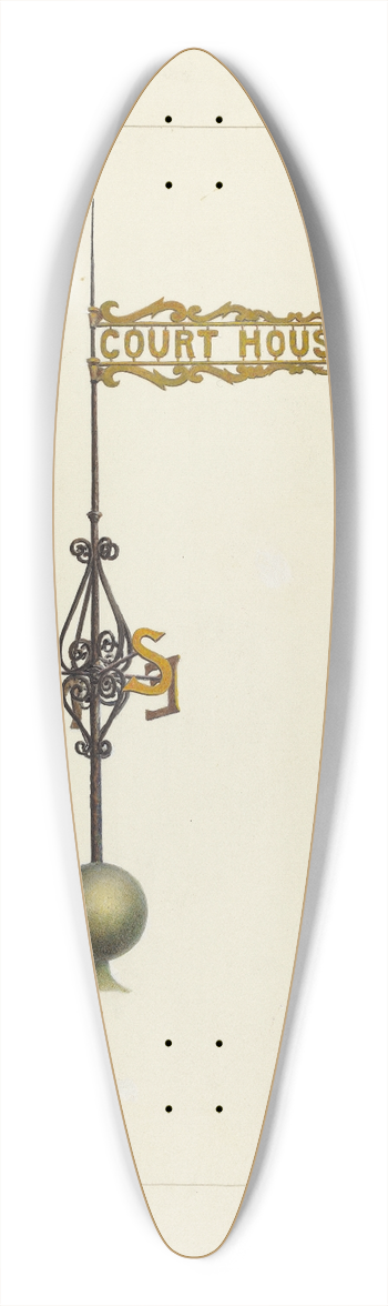 Ralph Morton - Weather Vane 39.3 inch art pintail longboard deck