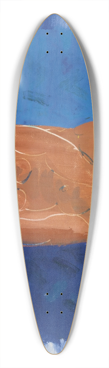 Raoul Dufy - Amphitrite 39.3 inch art pintail longboard deck
