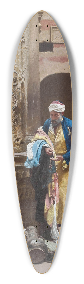 Raphael von Ambros - A Cairene merchant 39.3 inch art pintail longboard deck