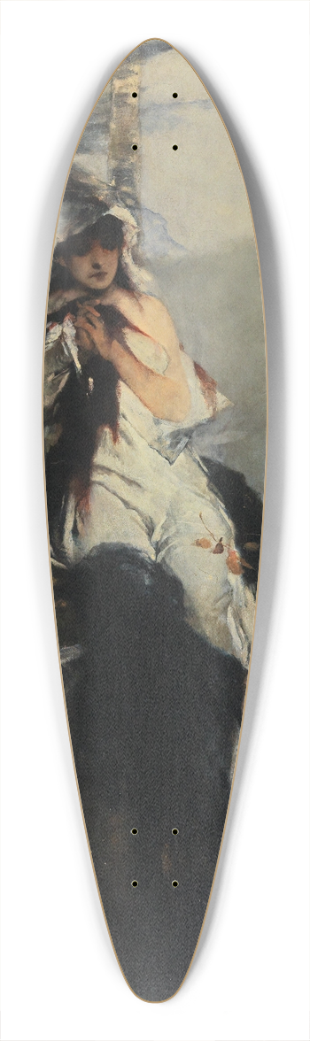 Raphael von Ambros - Die Erwartung 39.3 inch art pintail longboard deck