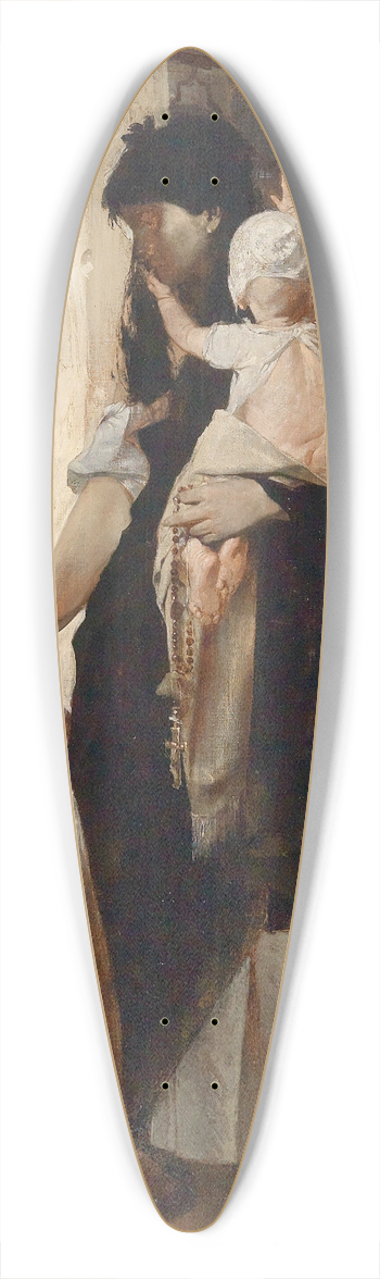 Raphael von Ambros - Requiescat 39.3 inch art pintail longboard deck