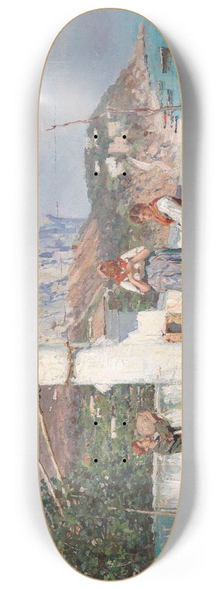 Giuseppe Giardiello - Scene da Capri 8.25 inch art skate deck