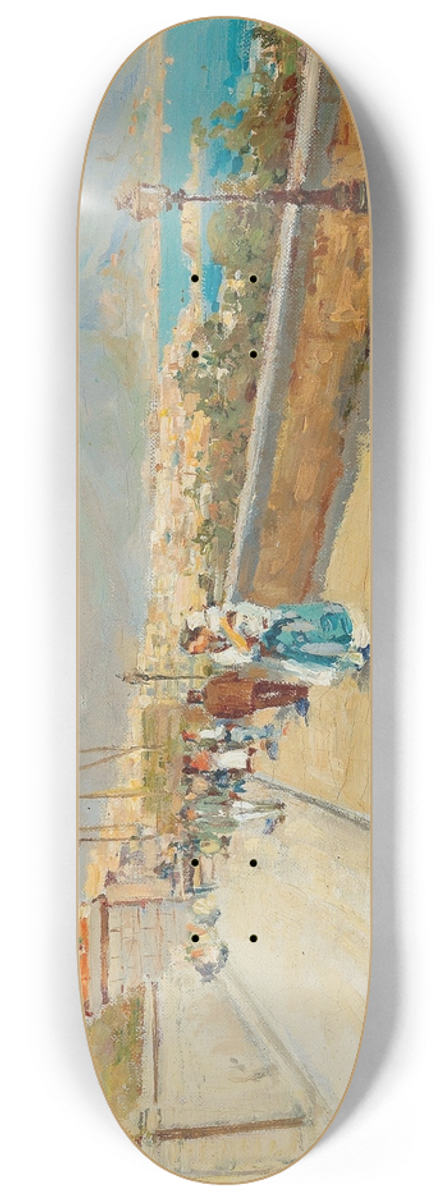 Giuseppe Giardiello - Scene near Naples II 8.25 inch art skate deck