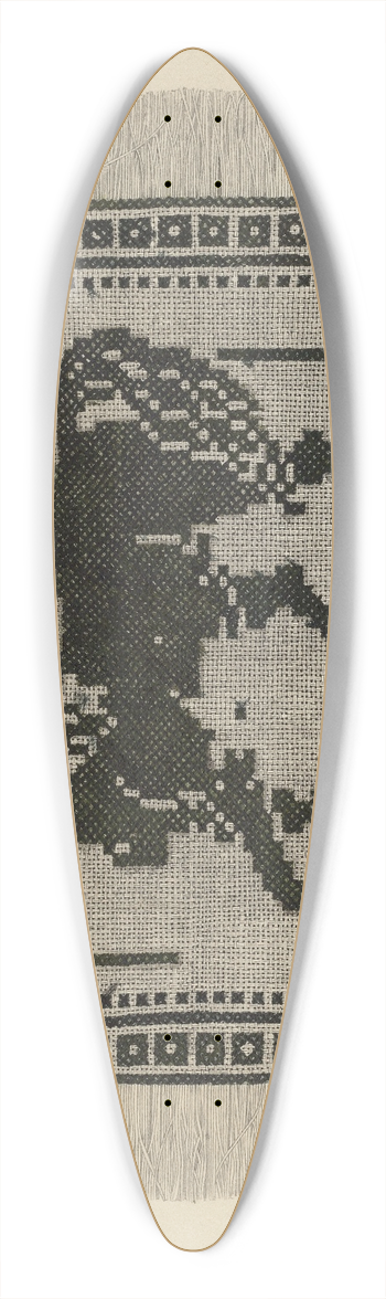 Raymond Manupelli - Sampler 39.3 inch art pintail longboard deck
