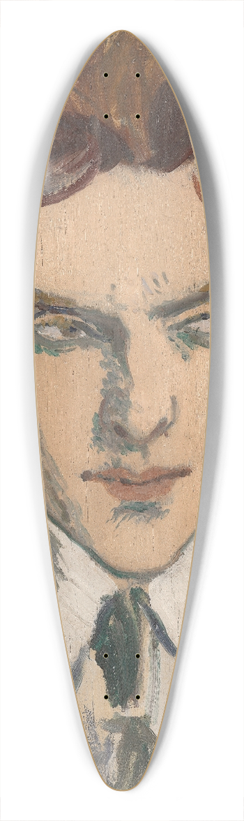 Raymond McIntyre - Edward McKnight Kauffer 39.3 inch art pintail longboard deck