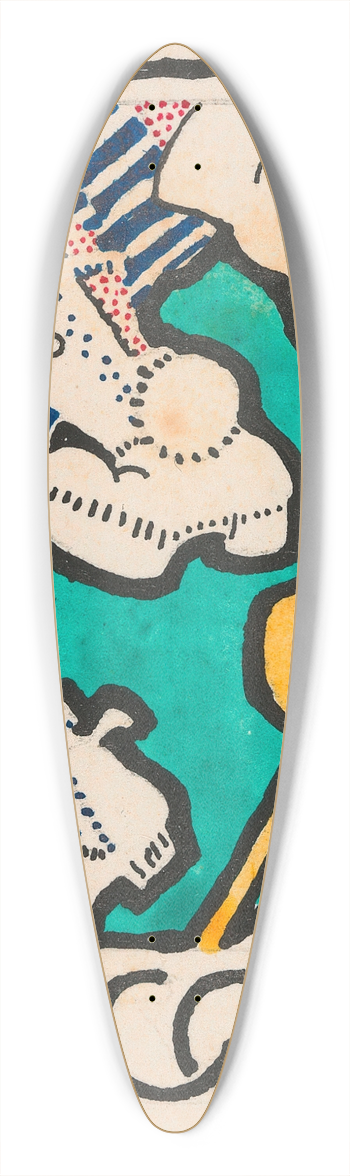 Reijer Stolk - Vignet `Cricquet 39.3 inch art pintail longboard deck