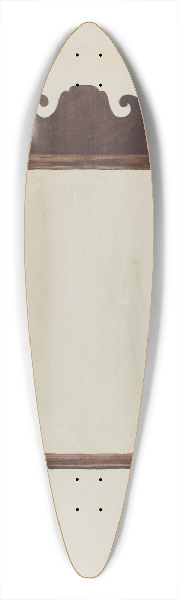 Rex Dolmith - Looking-glass 39.3 inch art pintail longboard deck