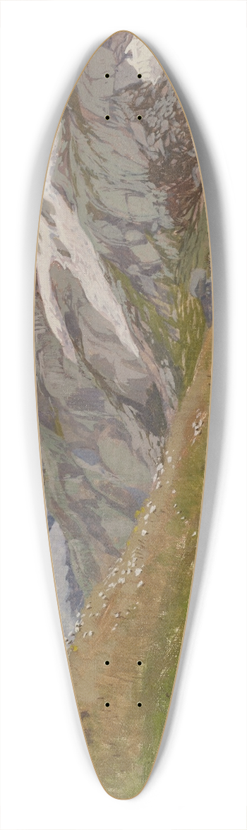 Rgnault Sarasin - Alp 39.3 inch art pintail longboard deck