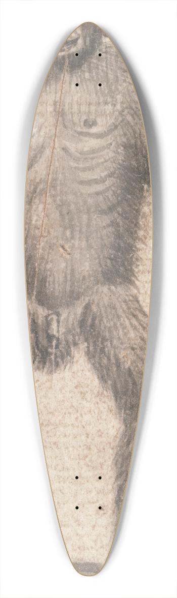 Richard Brookes - Monkey 39.3 inch art pintail longboard deck