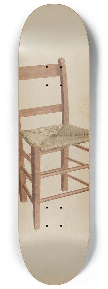 Glenn Wilson - Chair (handmade) 8.25 inch art skate deck