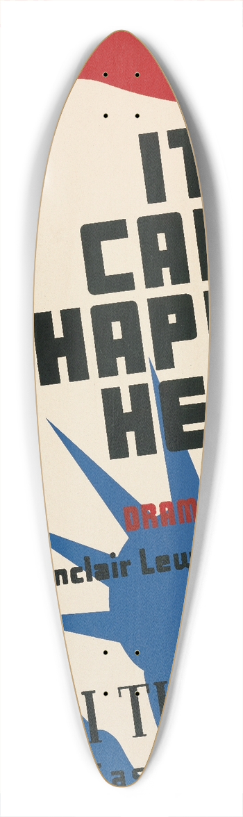 Richard Halls - It cant happen here 39.3 inch art pintail longboard deck