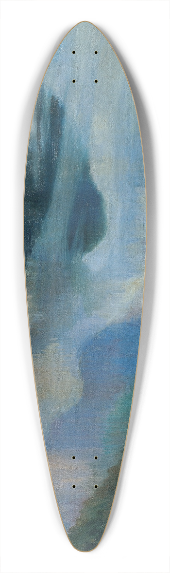 Richard Harlfinger - Hallsttter See 39.3 inch art pintail longboard deck