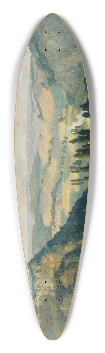 Richard Kaiser - Landschaft Werratal 39.3 inch art pintail longboard deck