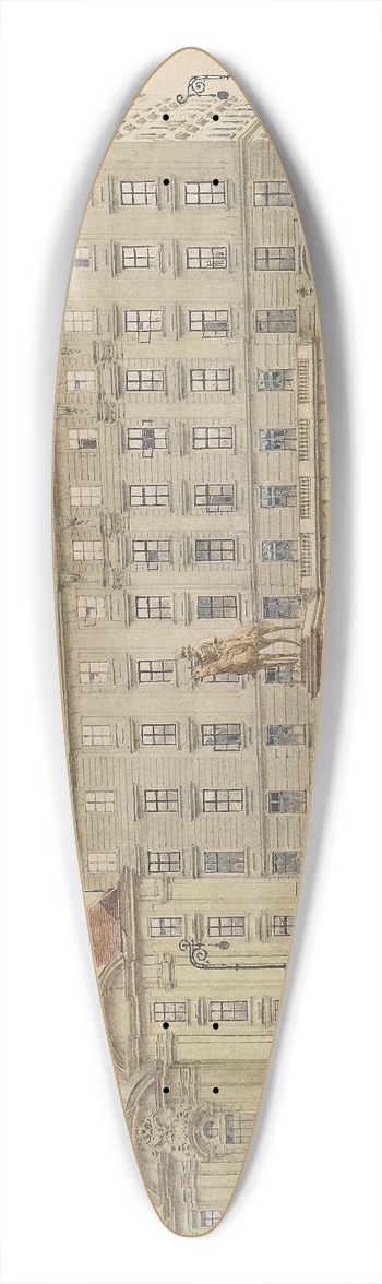 Richard Moser - Am Hof Kriegsministerium 39.3 inch art pintail longboard deck