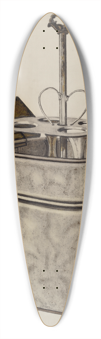 Richard Taylor - Egg Boiler 39.3 inch art pintail longboard deck