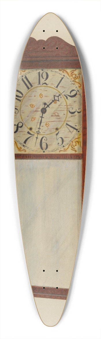 Richard Taylor - Mantle Clock 39.3 inch art pintail longboard deck