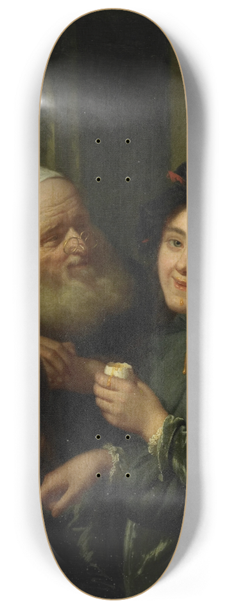 Godfried Schalcken - Every one his fancy 8.25 inch art skate deck