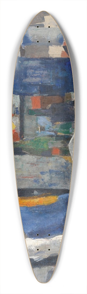 Rik Wouters - Etching Table 39.3 inch art pintail longboard deck