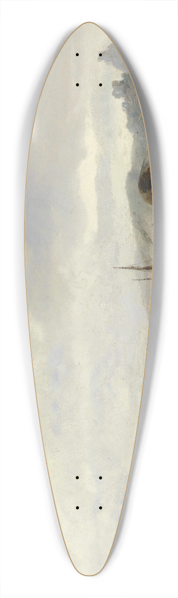 Robert Alott - Fischer an einer sditalienischen Kstenlandschaft 39.3 inch art pintail longboard deck