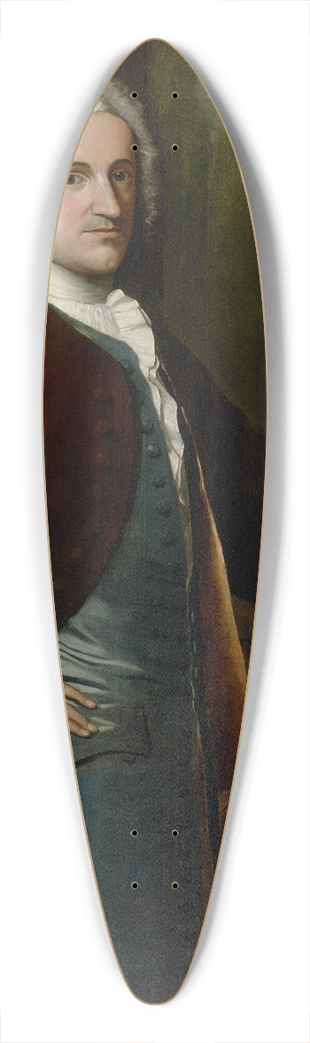 Robert Feke - Thomas Hopkinson 39.3 inch art pintail longboard deck