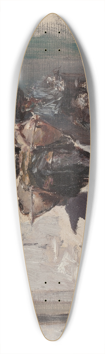 Robert Frederick Blum - Spanish Muleteer 39.3 inch art pintail longboard deck