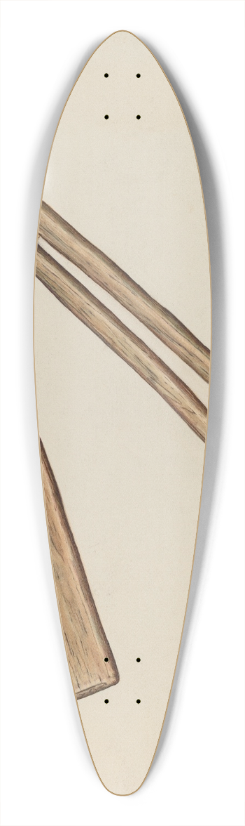 Robert Gilson - Clothes Pins 39.3 inch art pintail longboard deck