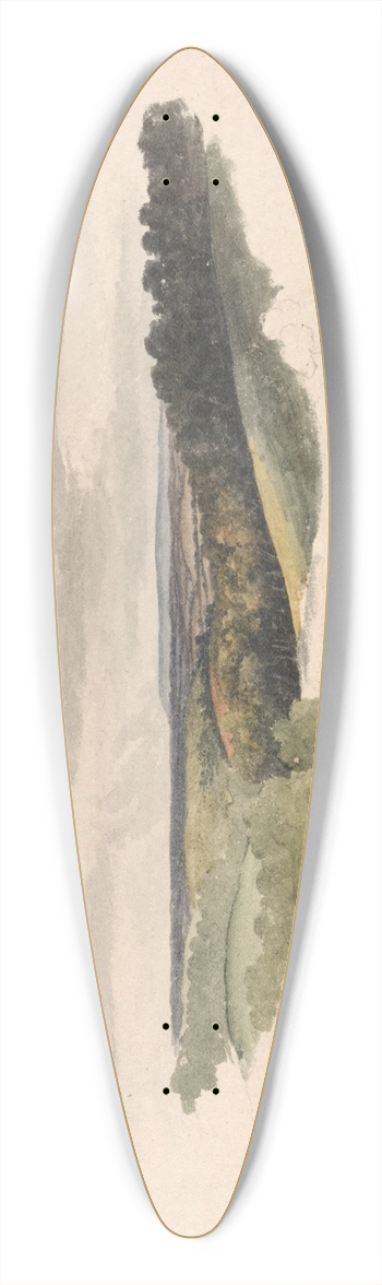 Robert Hills - Between Netley Heath and Albury 39.3 inch art pintail longboard deck