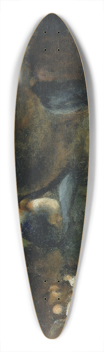 Robert Loftin Newman - Flight into Egypt 39.3 inch art pintail longboard deck