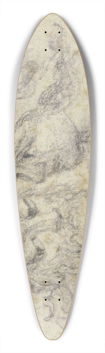 Robert Nanteuil - Zwei Kpfchen und eine Hand 39.3 inch art pintail longboard deck