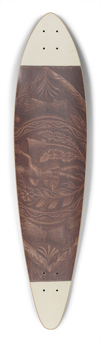 Robert Pohle - Cake Board 39.3 inch art pintail longboard deck