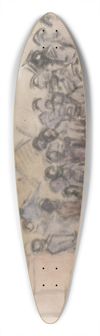 Robert Polhill Bevan - Under the Hammer 39.3 inch art pintail longboard deck
