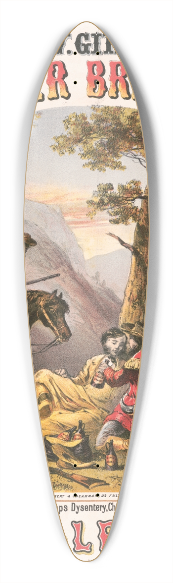 Robertson, Seibert & Shearman. - Dr. C.Y. Girards ginger brandy 39.3 inch art pintail longboard deck