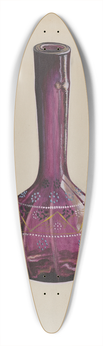 Robert Stewart - Barber Bottle 39.3 inch art pintail longboard deck