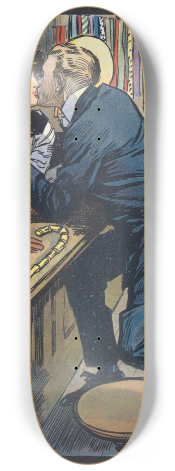 Gordon Grant - Shoplifting 8.25 inch art skate deck