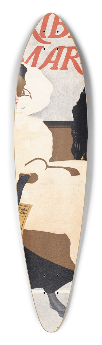 Robert Wildhack - Scribners for March 39.3 inch art pintail longboard deck