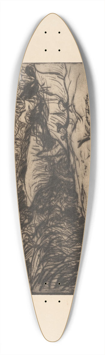 Roderic O'Conor - Paysage sur la cte 39.3 inch art pintail longboard deck