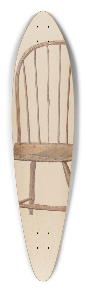 Roger Deats - Windsor Comb-Back Chair 39.3 inch art pintail longboard deck