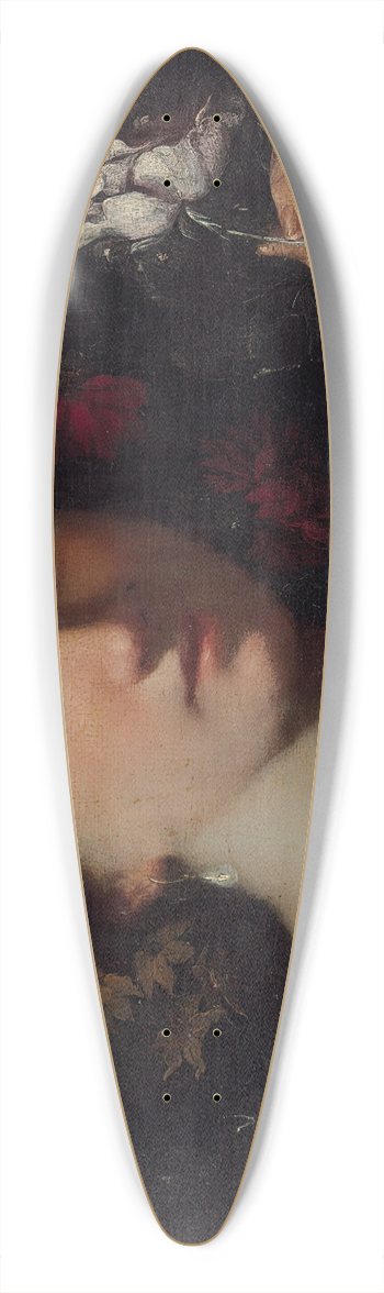 Roman School - Flora 39.3 inch art pintail longboard deck
