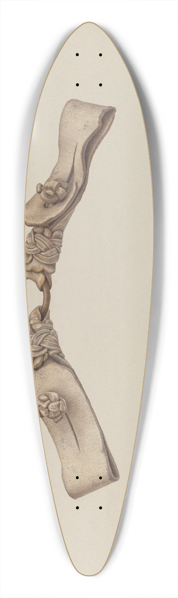 Rose Campbell-Gerke - Horse Hobble 39.3 inch art pintail longboard deck