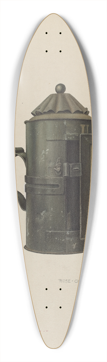 Rose Campbell-Gerke - Lantern 39.3 inch art pintail longboard deck