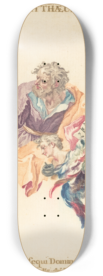 Gottfried Bernhard Gtz - Saint Matthew the Evangelist 8.25 inch art skate deck