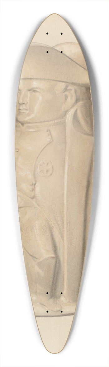 Roy Moon - Napoleon Jug 39.3 inch art pintail longboard deck